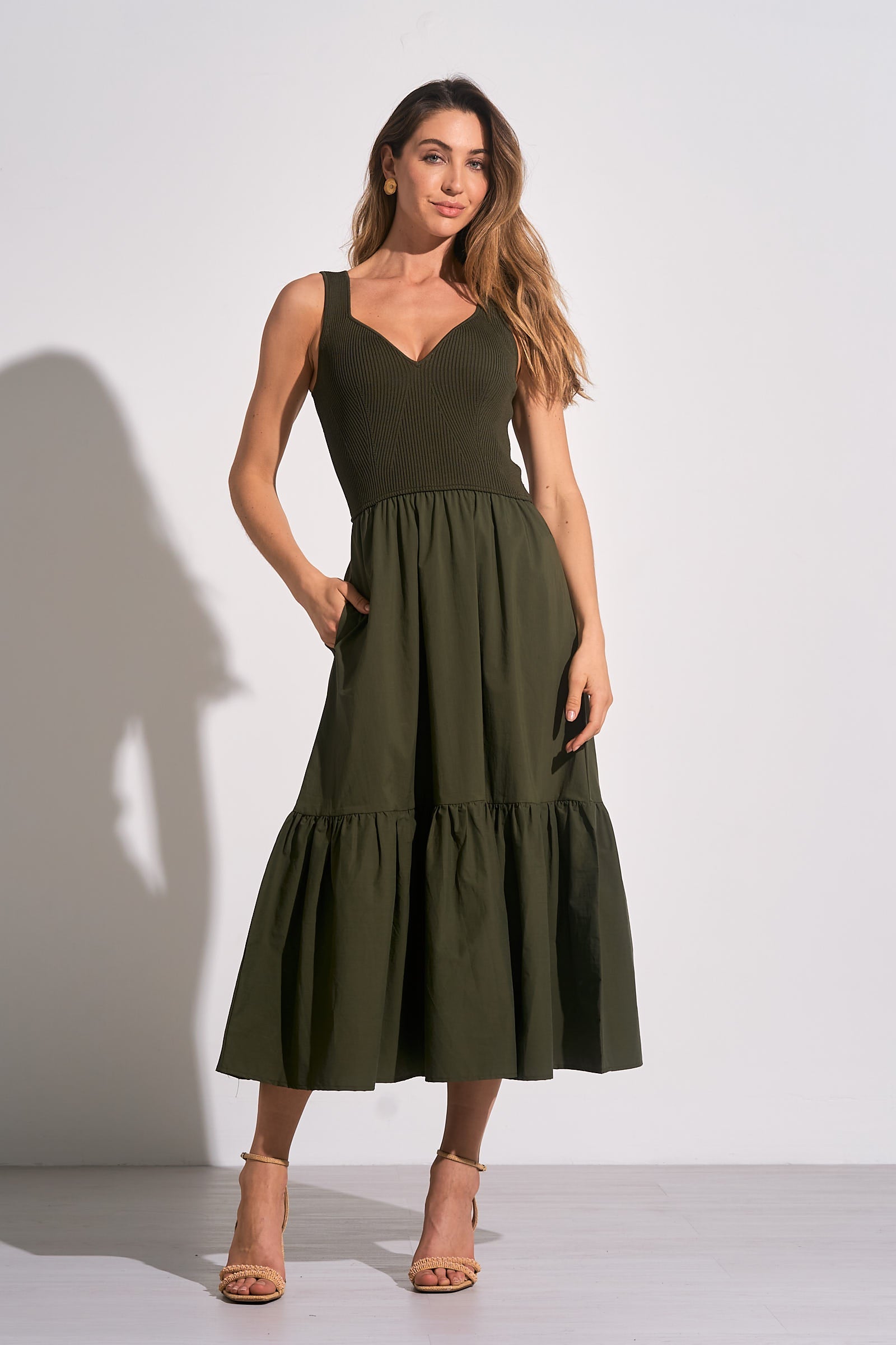 Rhodes Dress Olive