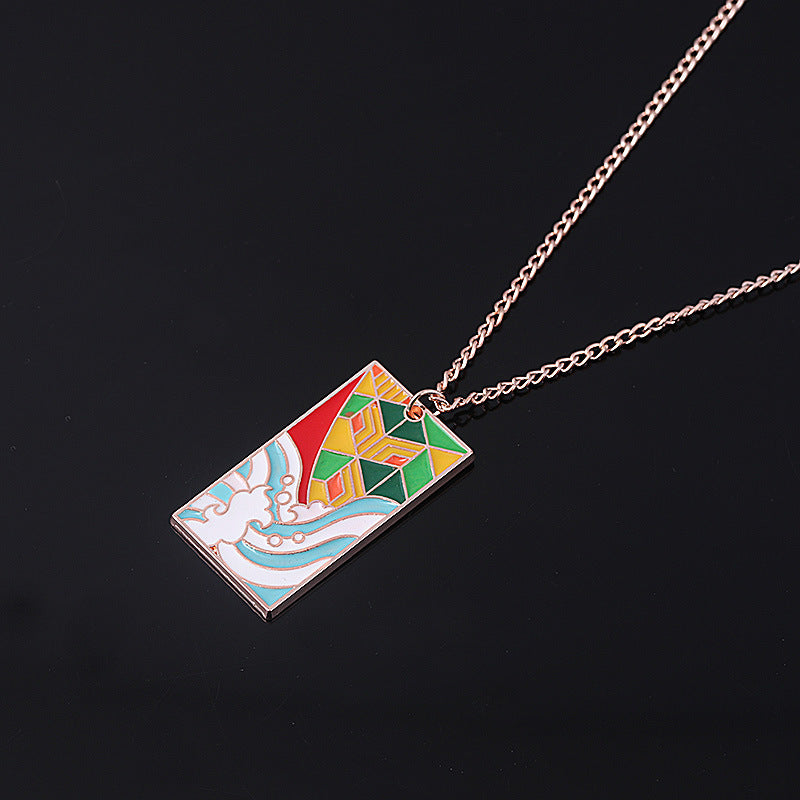 Anime Peripheral No Ghost Killing Team Necklaces