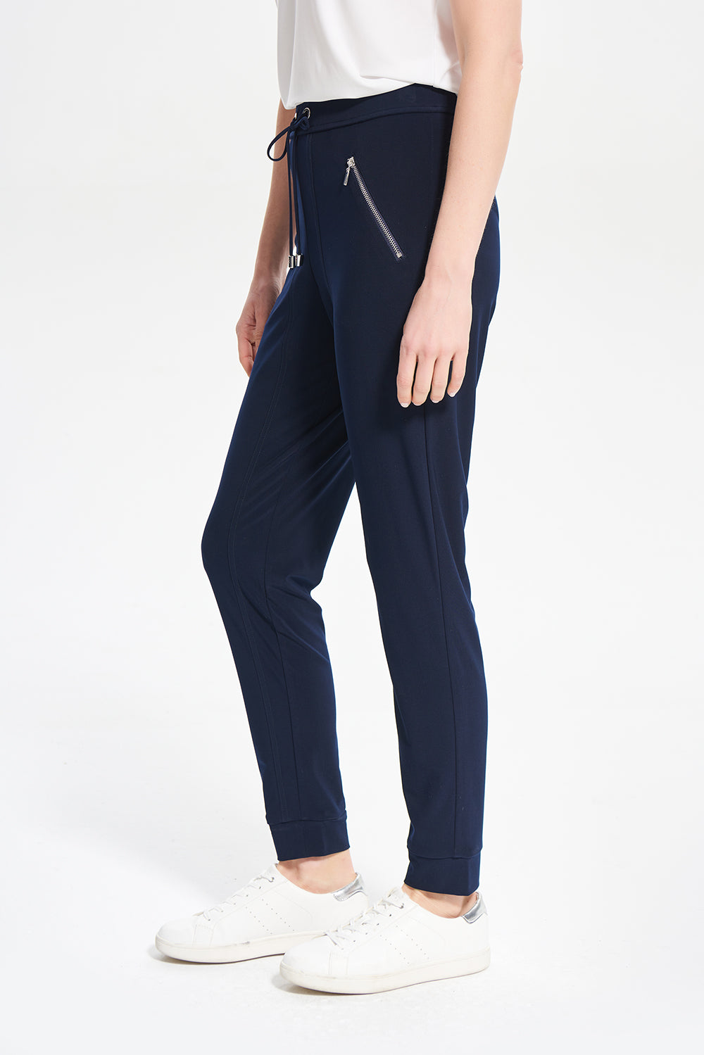 Joseph Ribkoff Midnight Blue Drawing Waist Pants Style 211317