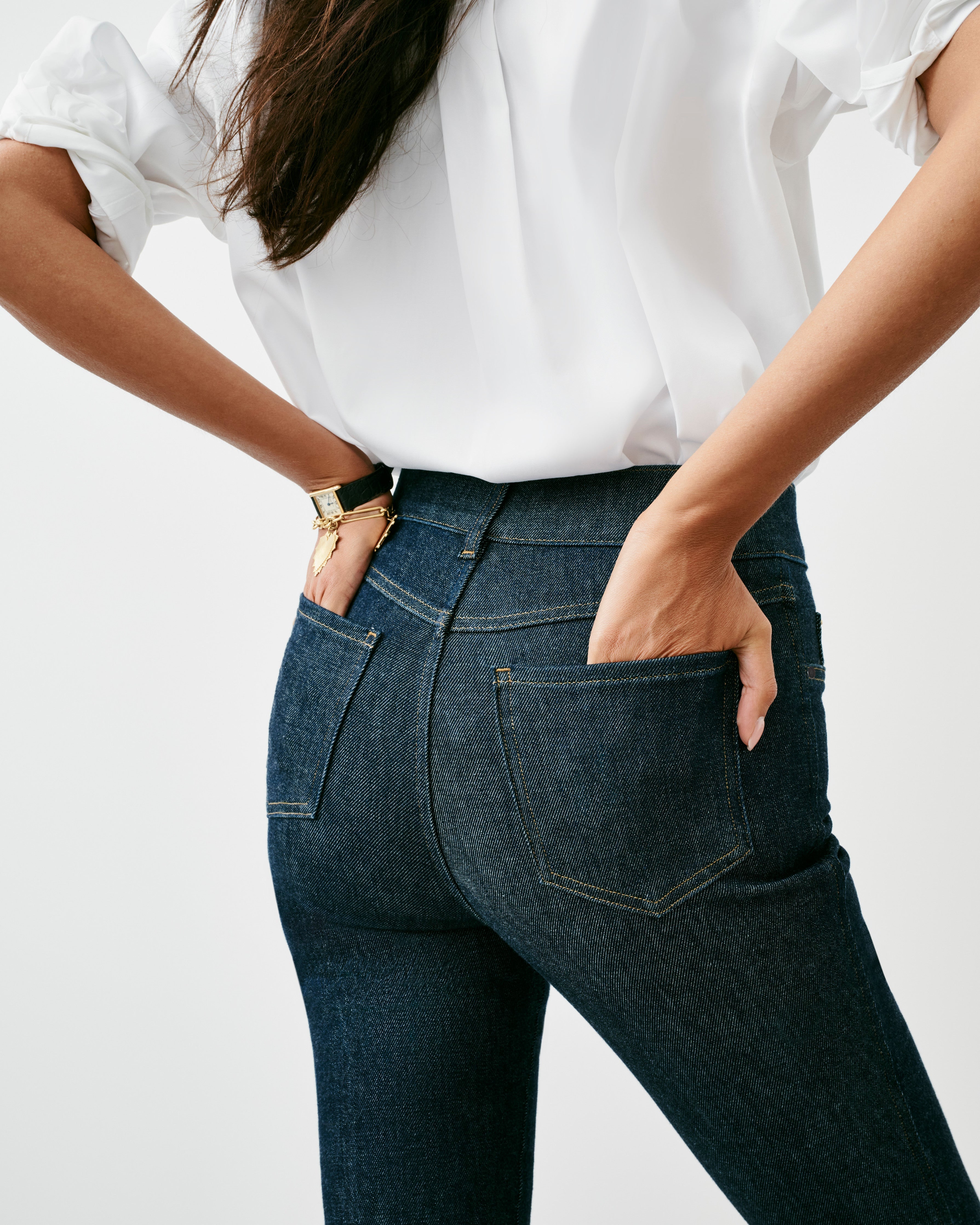 SPANXshape™ Original EveryWear Flare Jeans | Raw Indigo