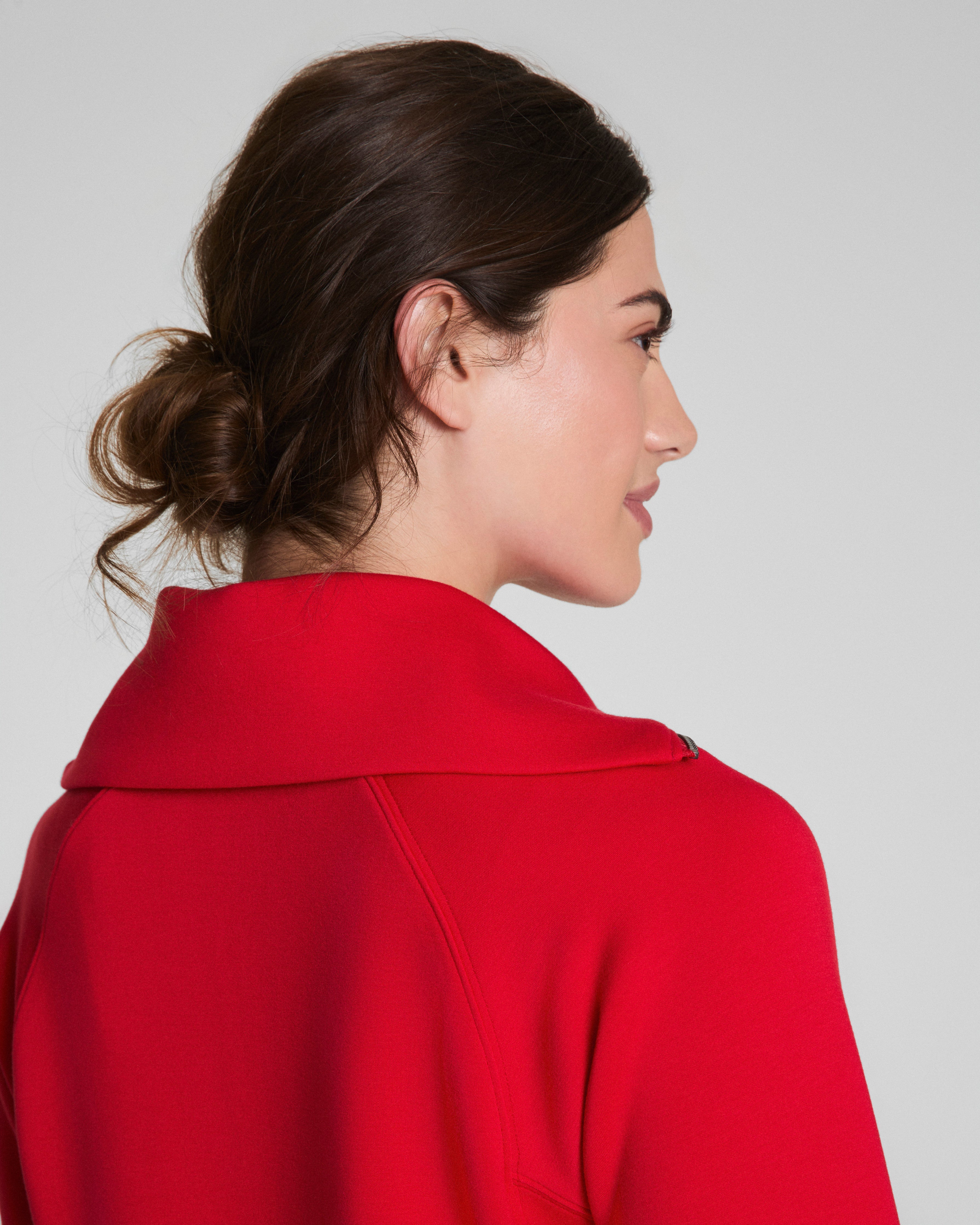 SPANX AirEssentials® Half Zip Dress | SPANX® Red