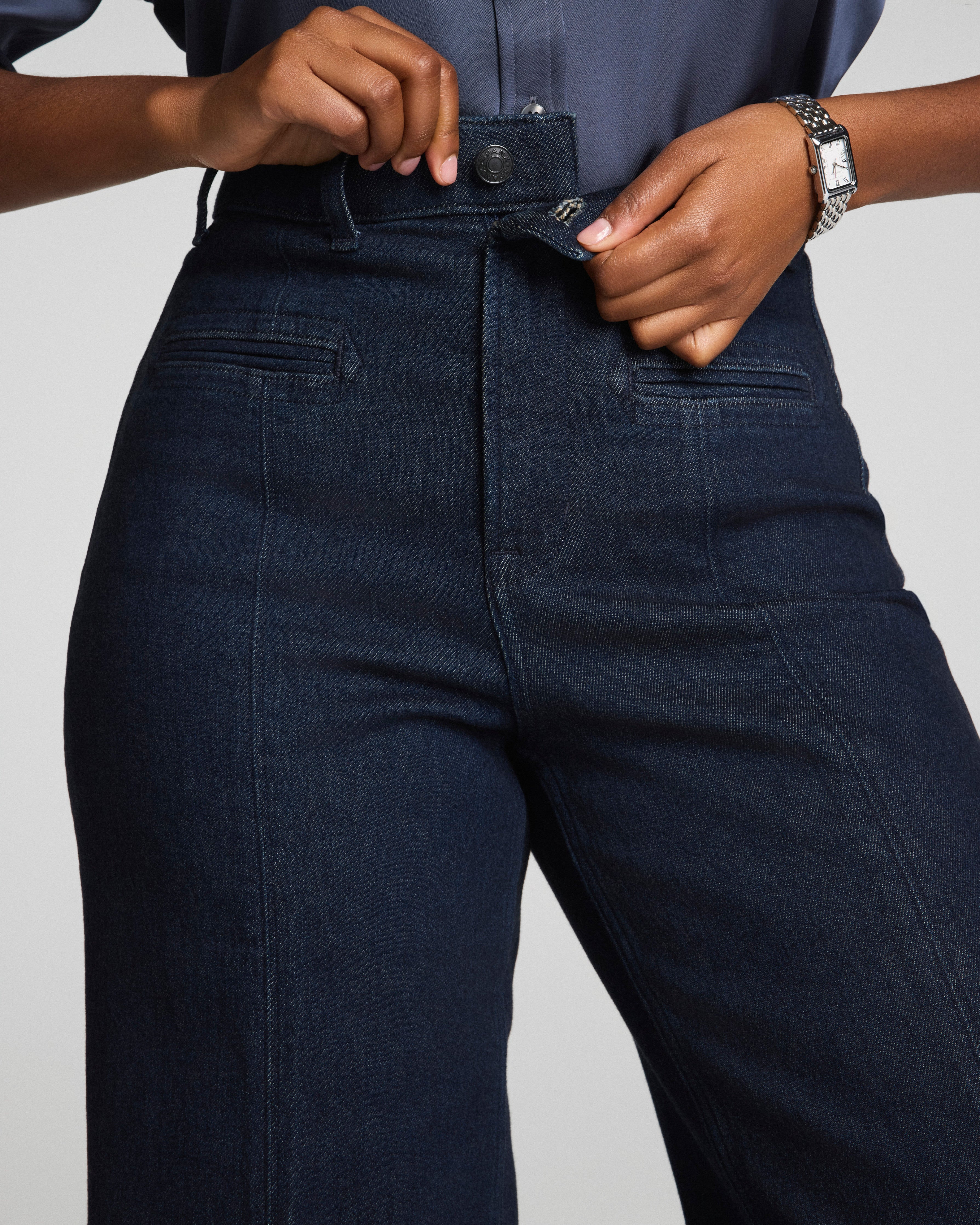 SPANXshape™ Authentic 360 Wide Leg Trouser Jeans | Marina