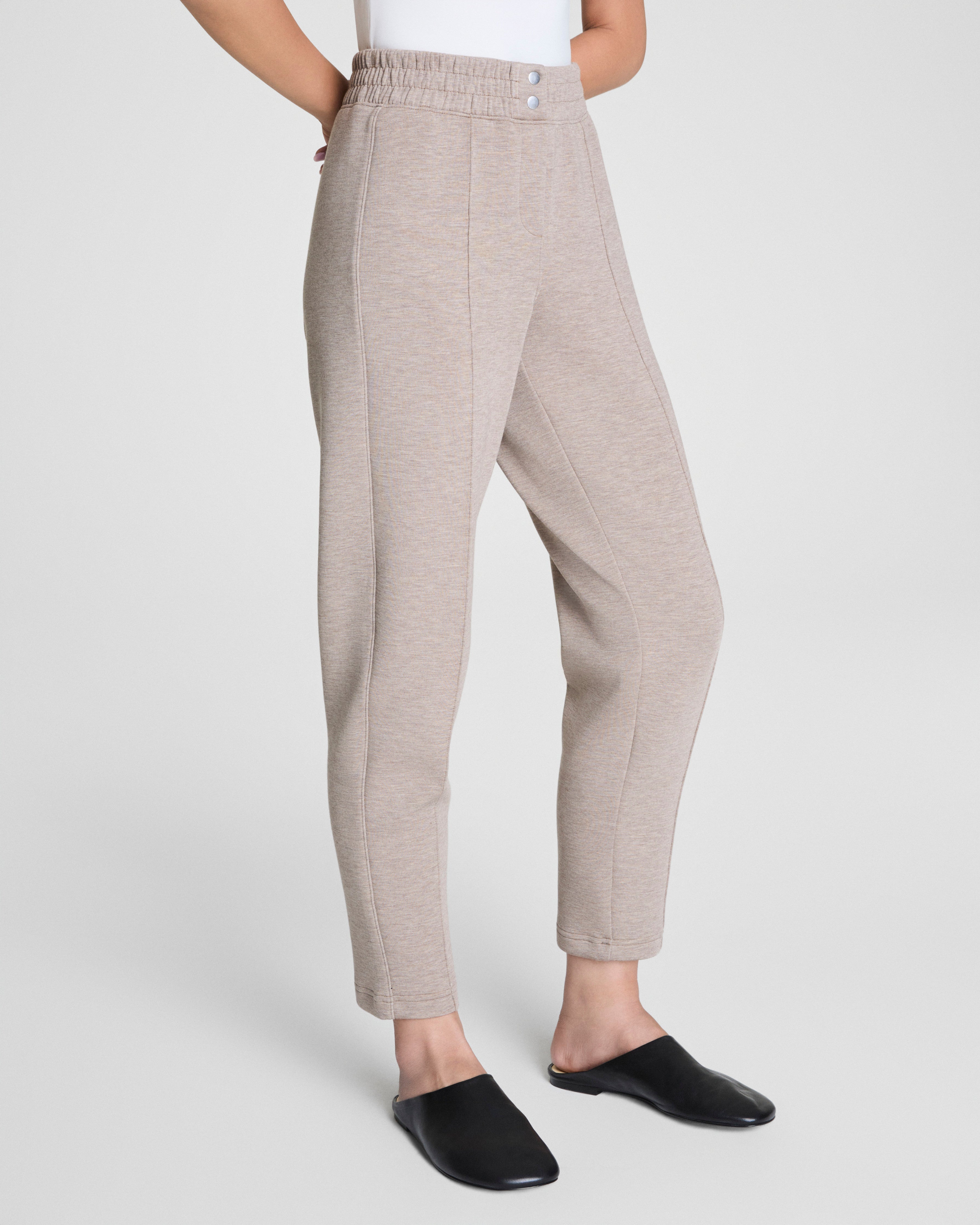 SPANX AirEssentials® Brushed Slim Straight Pant | Birch Heather