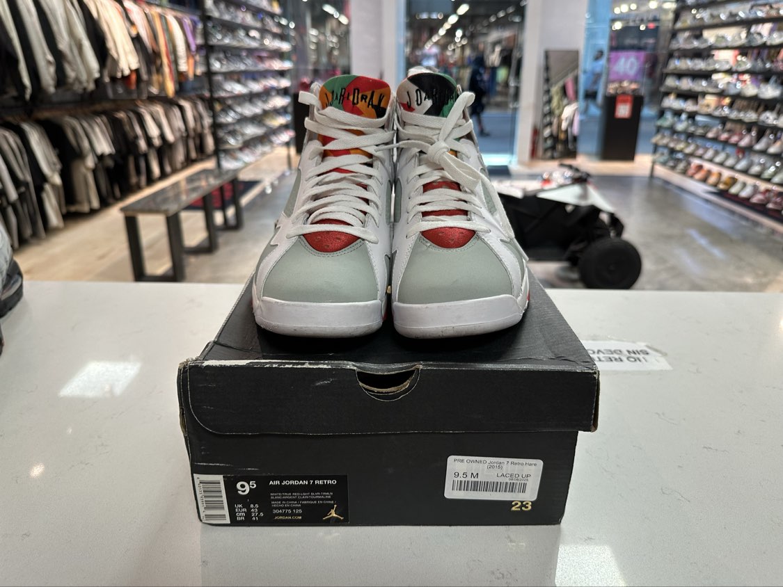 PRE OWNED Jordan 7 Retro Hare (2015)