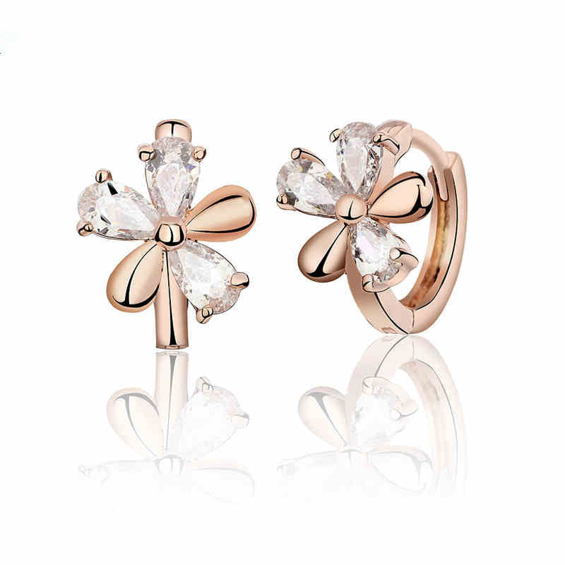 Zircon High-grade Temperament Small Female Fashion Stud Earrings