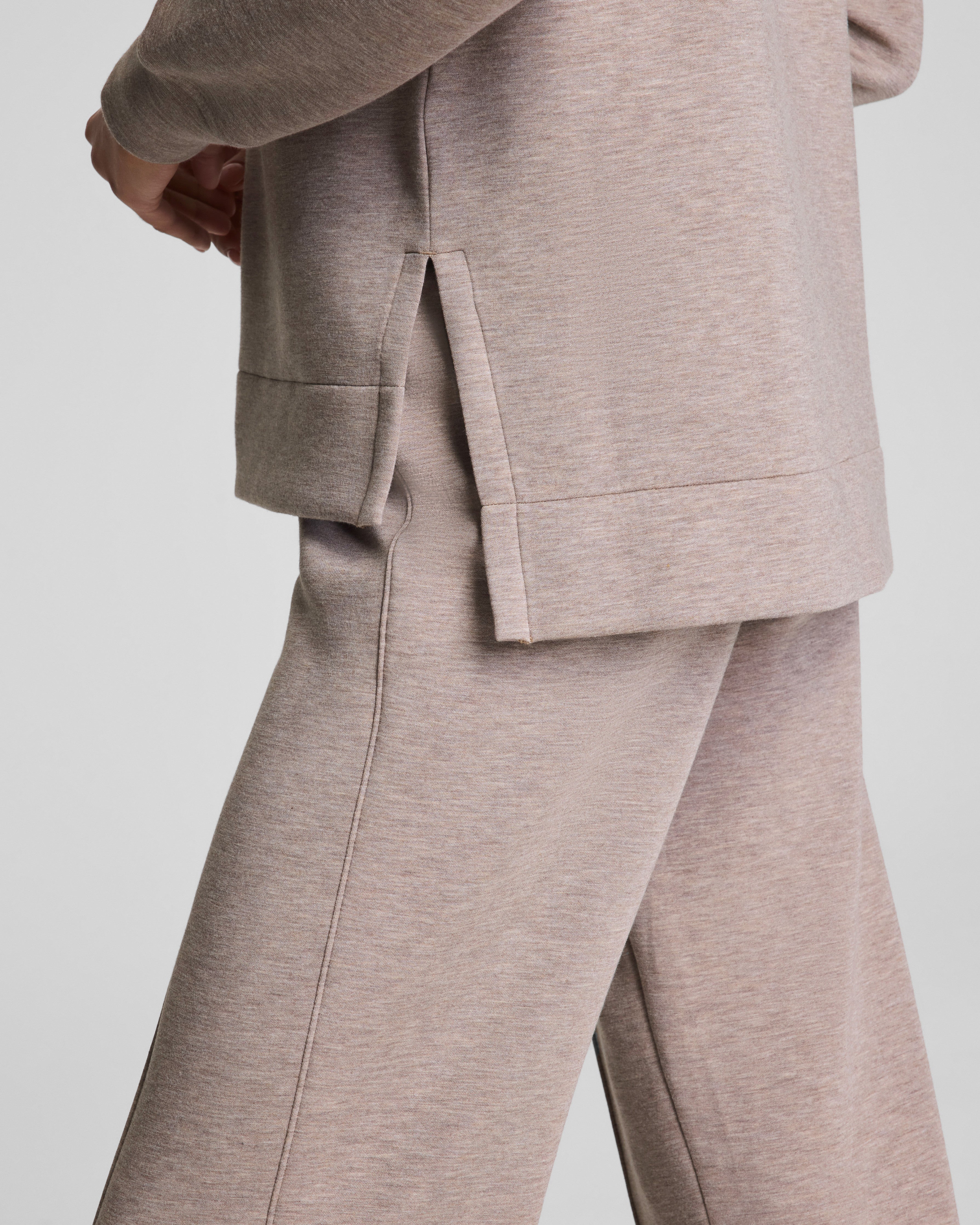 SPANX AirEssentials® Brushed V-Neck Tunic | Birch Heather