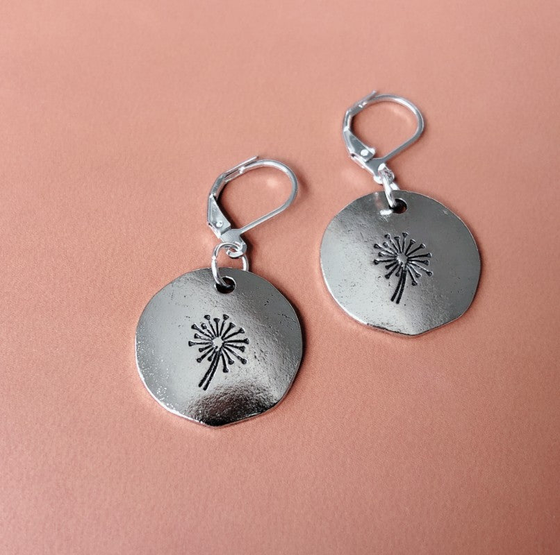 Women's Personalized Fashion Simple Retro Dandelion Earrings