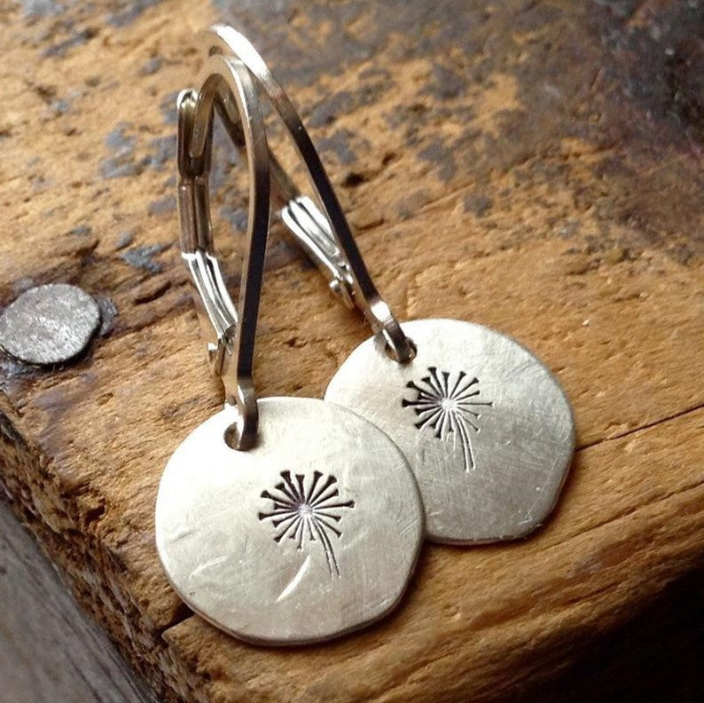 Women's Personalized Fashion Simple Retro Dandelion Earrings