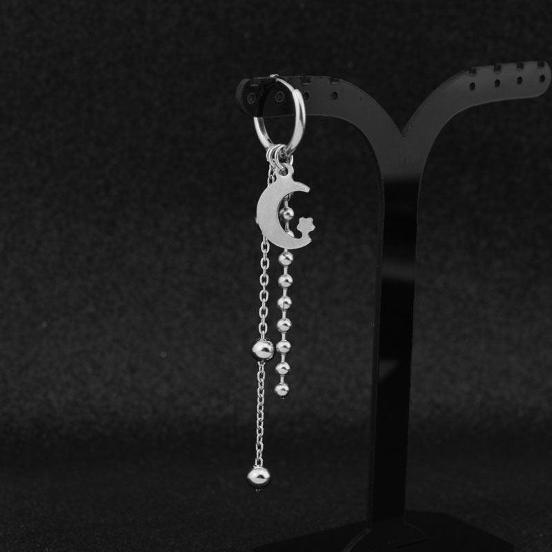 Women's & Men's Small Group Stainless Steel Ear Clip Earrings
