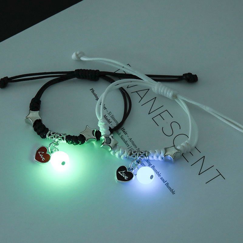Women's & Men's Two Friendship Korean Fashion Couple Pair Gifts Bracelet