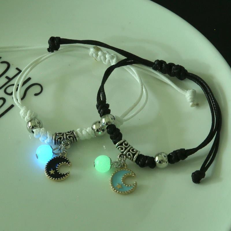 Women's & Men's Two Friendship Korean Fashion Couple Pair Gifts Bracelet