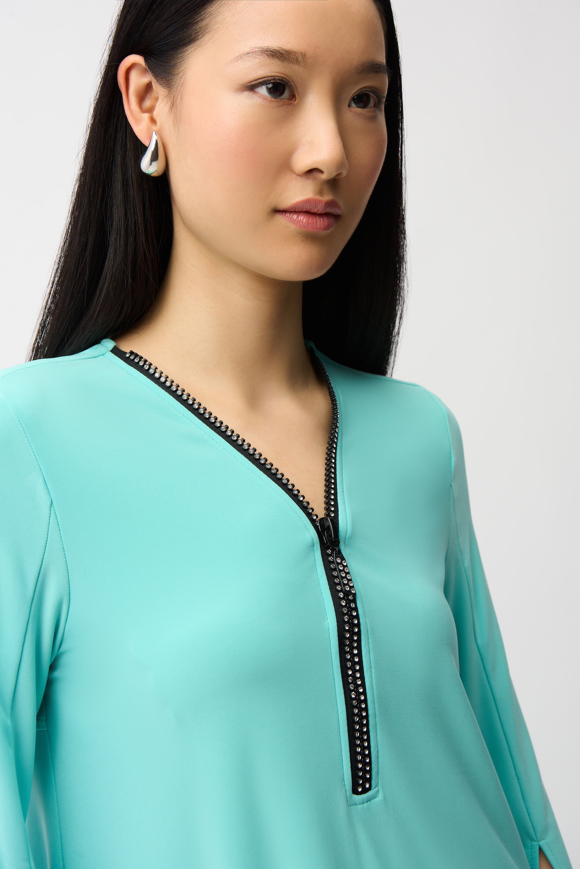 Joseph Ribkoff Seafoam Fit and Flare Tunic Style 243314S26