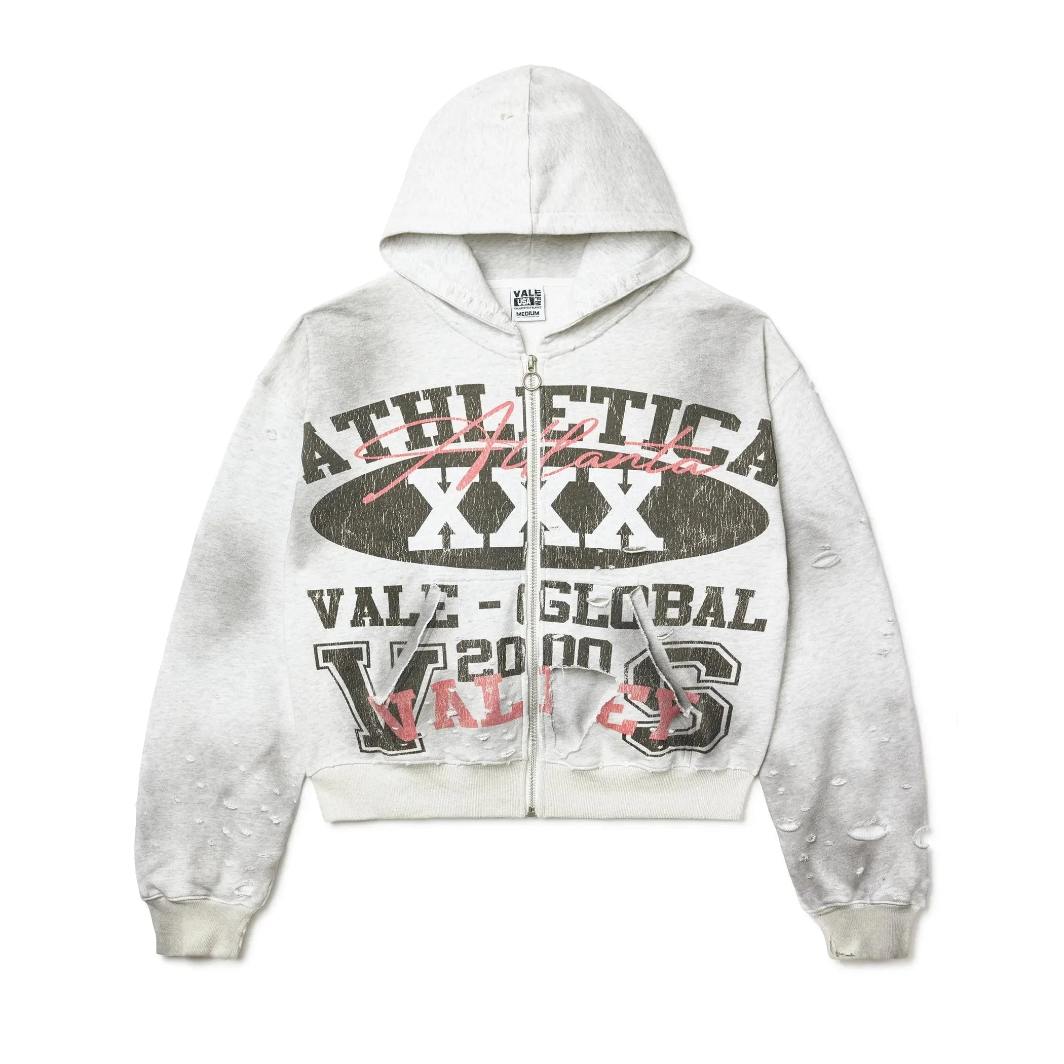 Vale Forever  DESTROYER ZIP UP HOODIE