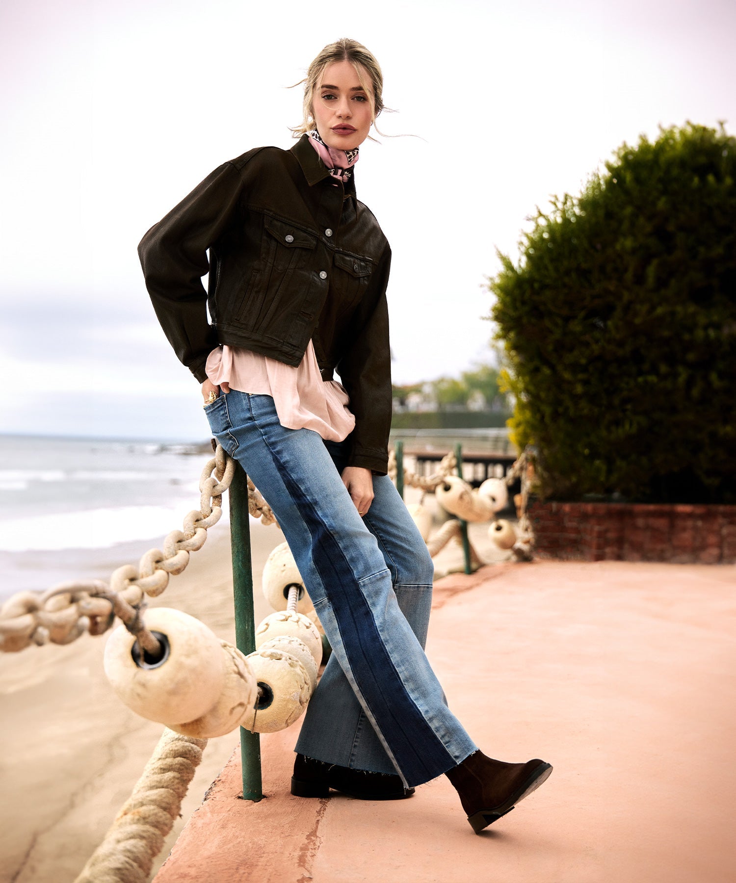 Emrie Coated Denim Jacket