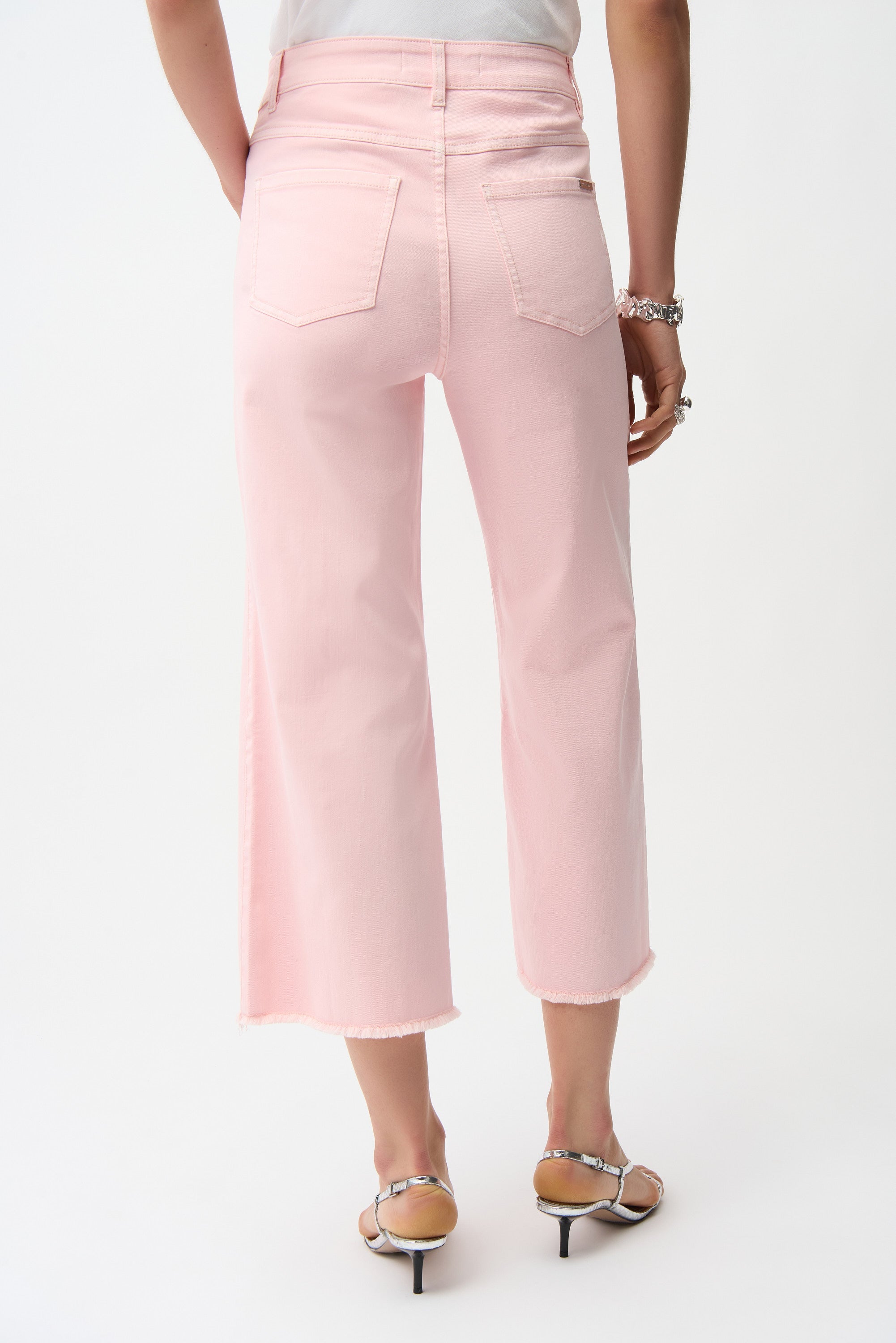 Joseph Ribkoff Culotte Jeans With Embellished Front Seam Style 251901S26