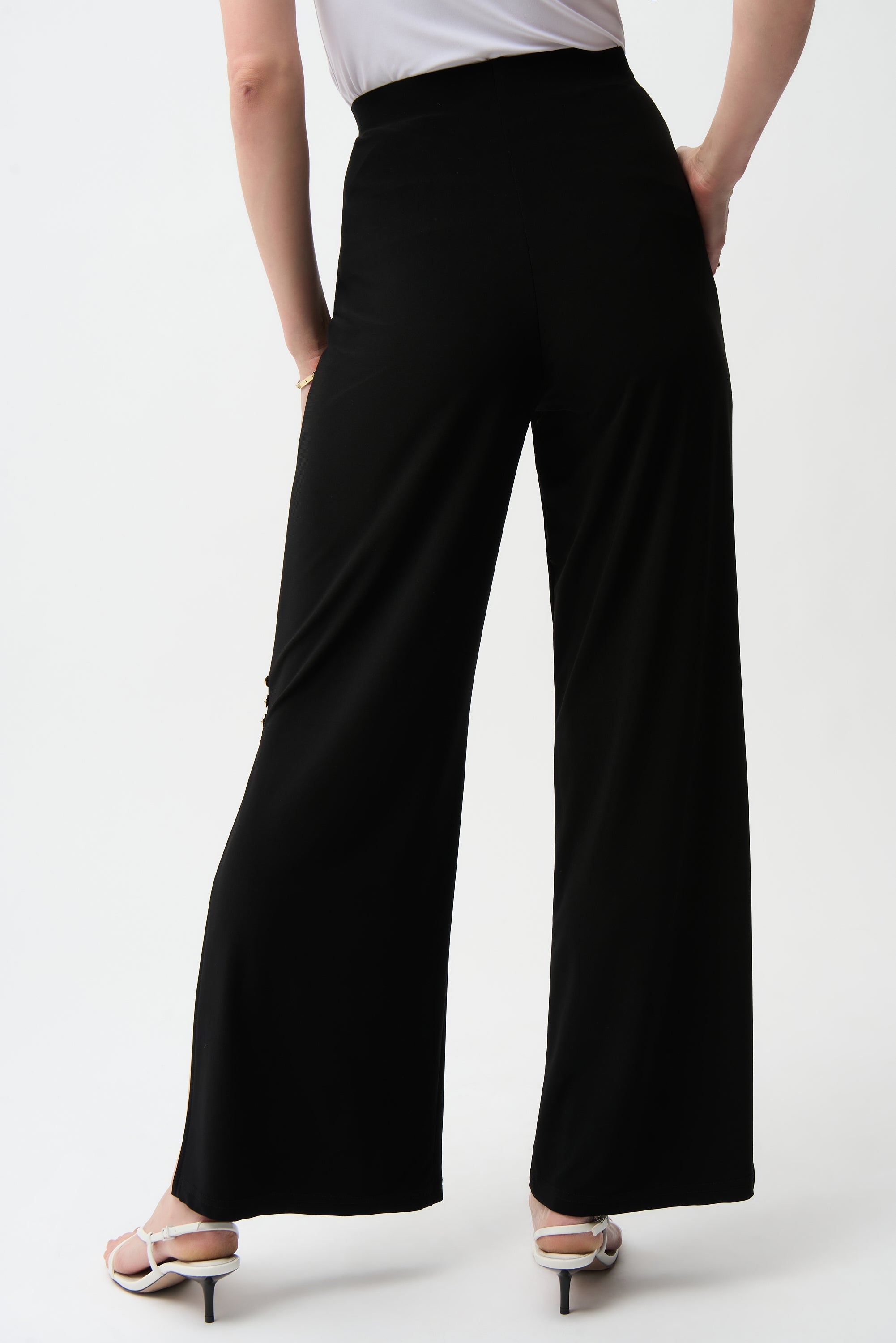 Joseph Ribkoff Silky Knit Wide Leg Pull-On Pants Style 261018