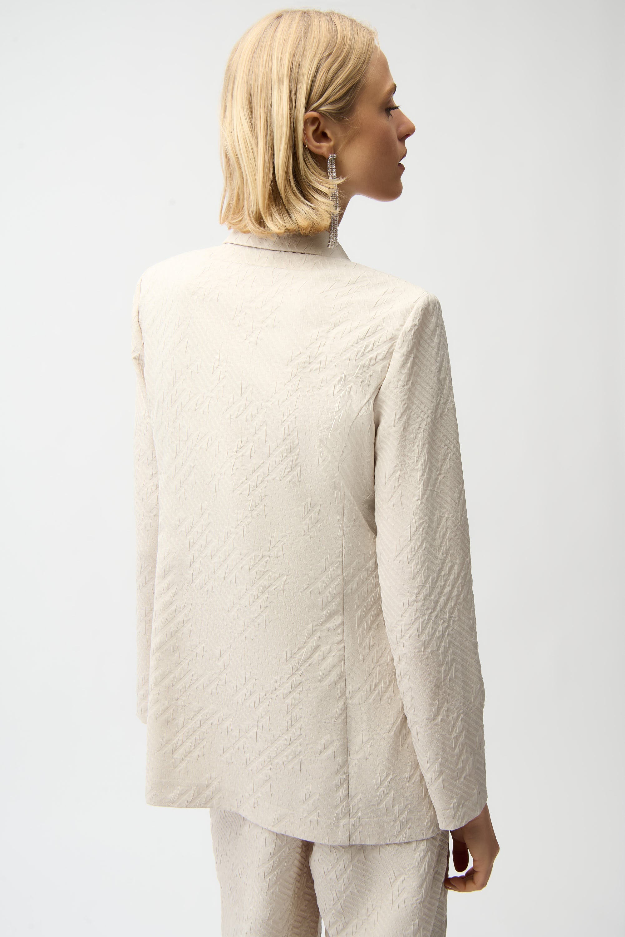 Joseph Ribkoff Straight Blazer With Notched Collar Style 261196