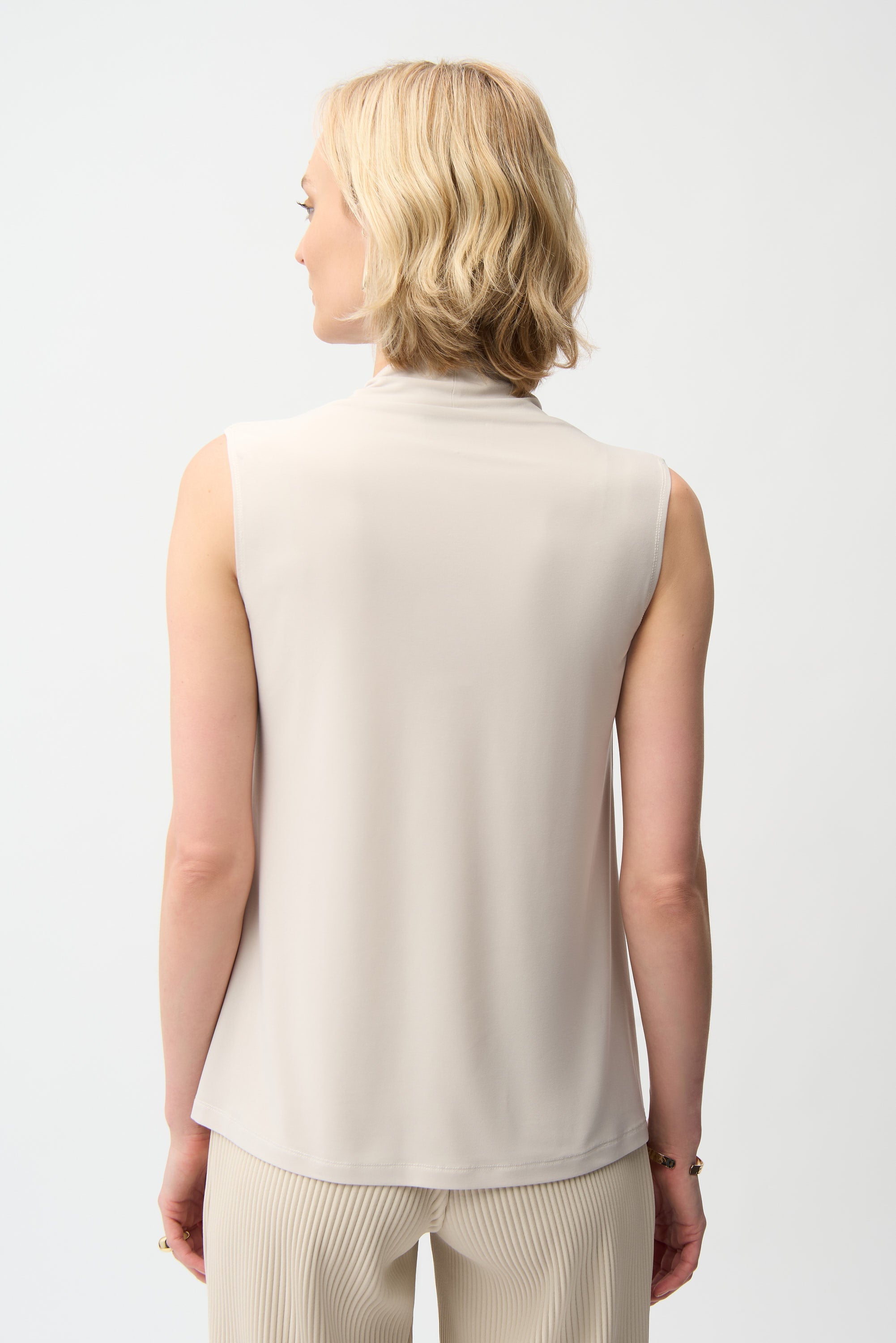 Joseph Ribkoff Sleeveless Trapeze Top With V-neckline Style 261229