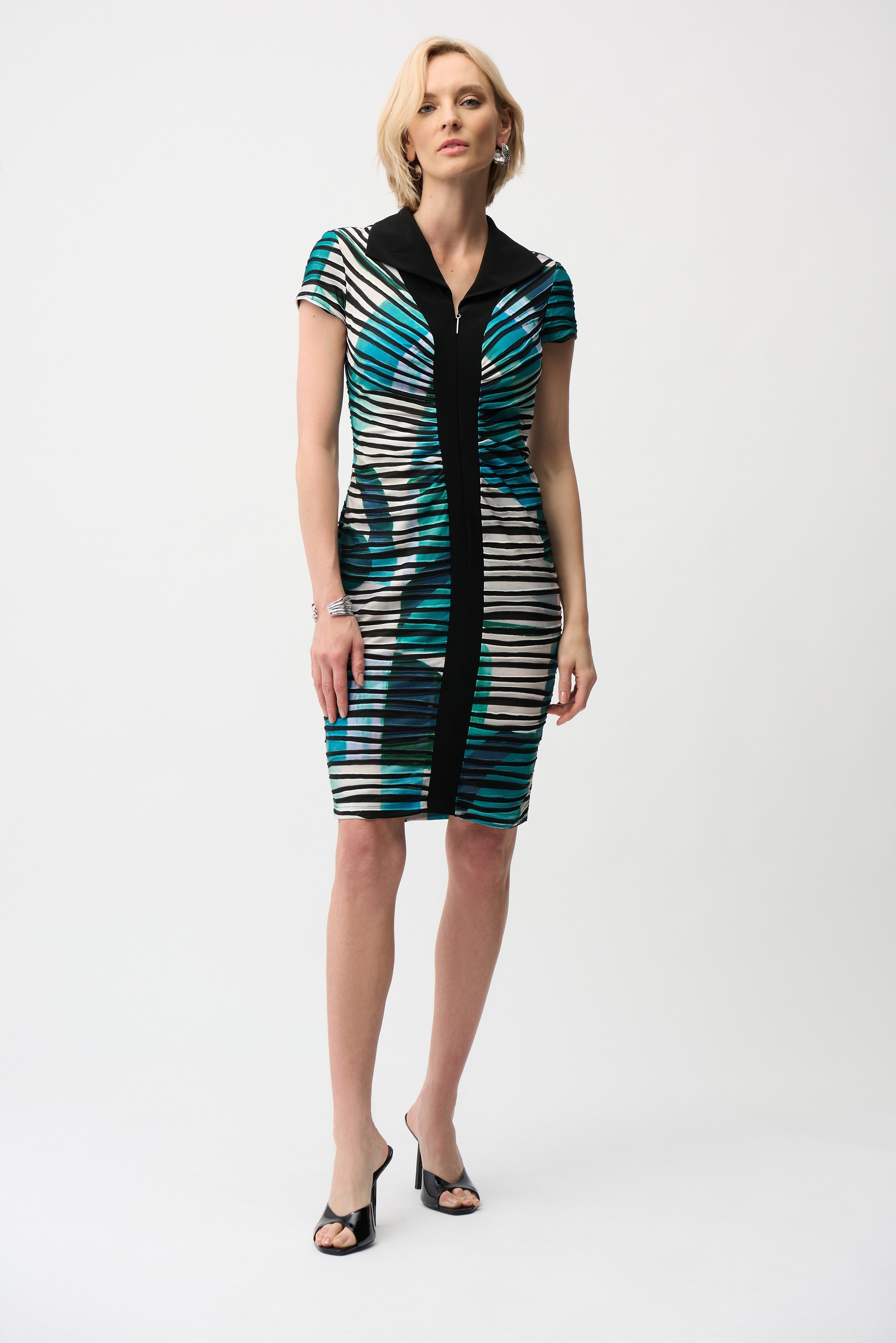 Joseph Ribkoff Geometric Print Sheath Dress Style 261295