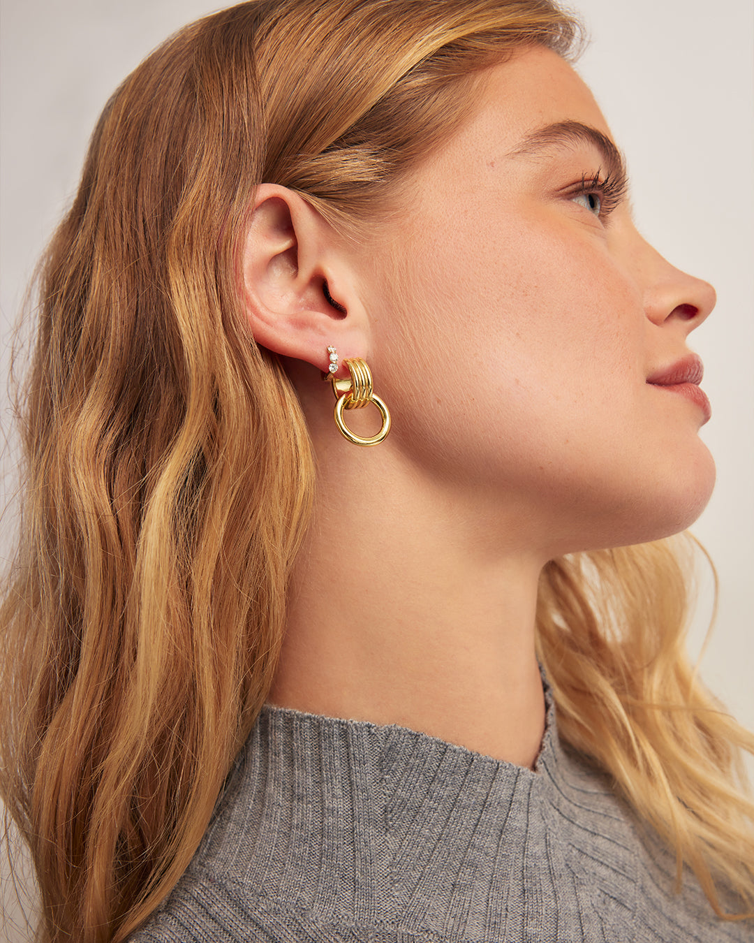 gorjana Melrose Drop Hoops