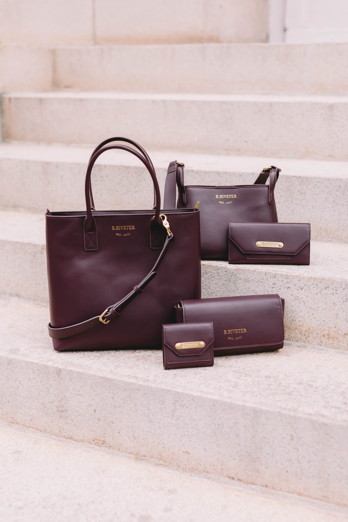 1972 Mini Wallet | Plum Leather