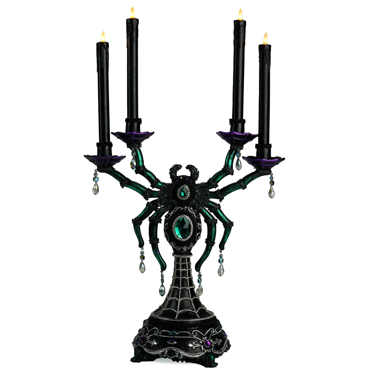 Spider Candelabra | Halloween Decor | Katherine's Collection
