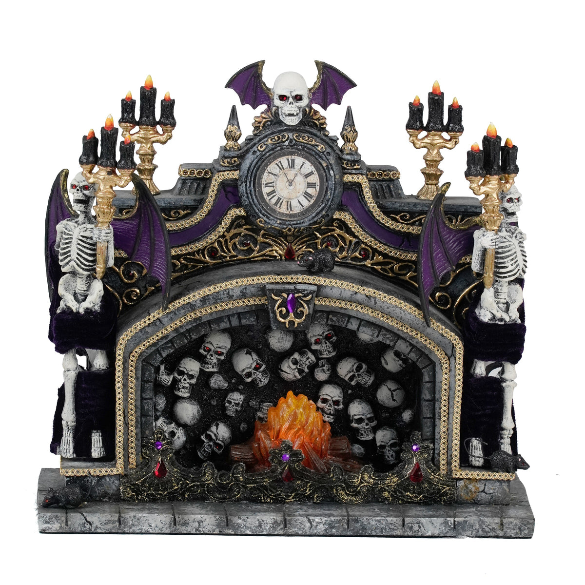 Kiss of Death Tabletop Hearth | Halloween Decor | Katherine's Collection