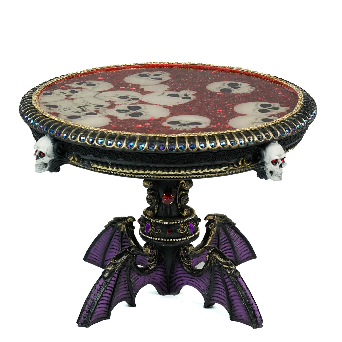 Kiss of Death Cake Stand | Halloween Decor | Katherine's Collection