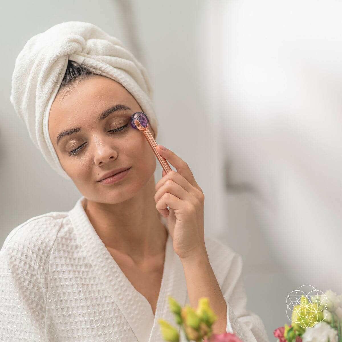 3-in-1 Crystal Face Roller Set by Conscious Items at Shirley Shoppe