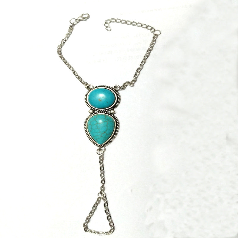 Bohemian Style Beach Simple Ethnic Turquoise Bracelet