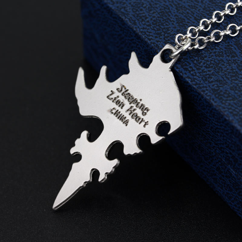 Glamorous Versatile Wolf Head Claude Triangle Necklaces