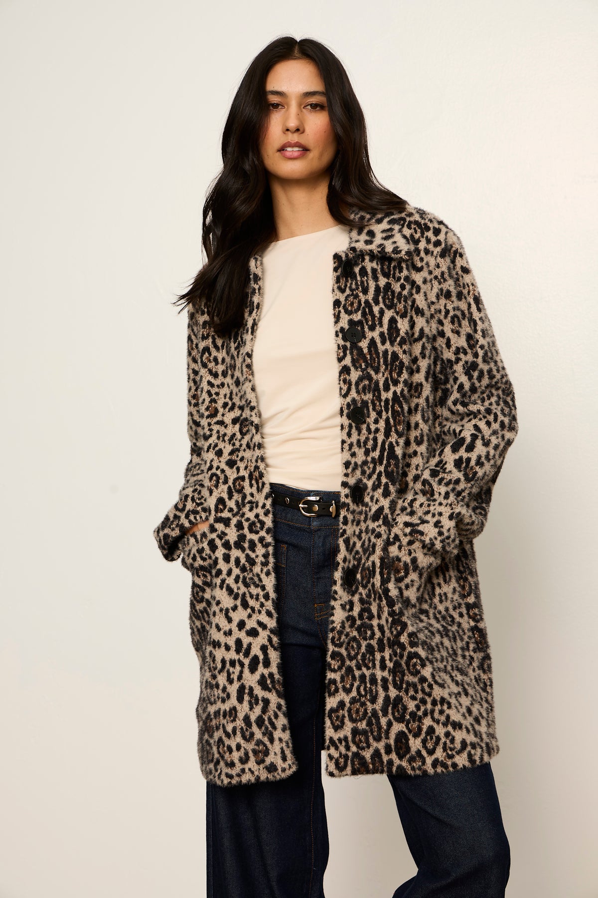 Sanctuary Upside Jacket in Cocoa Kitty