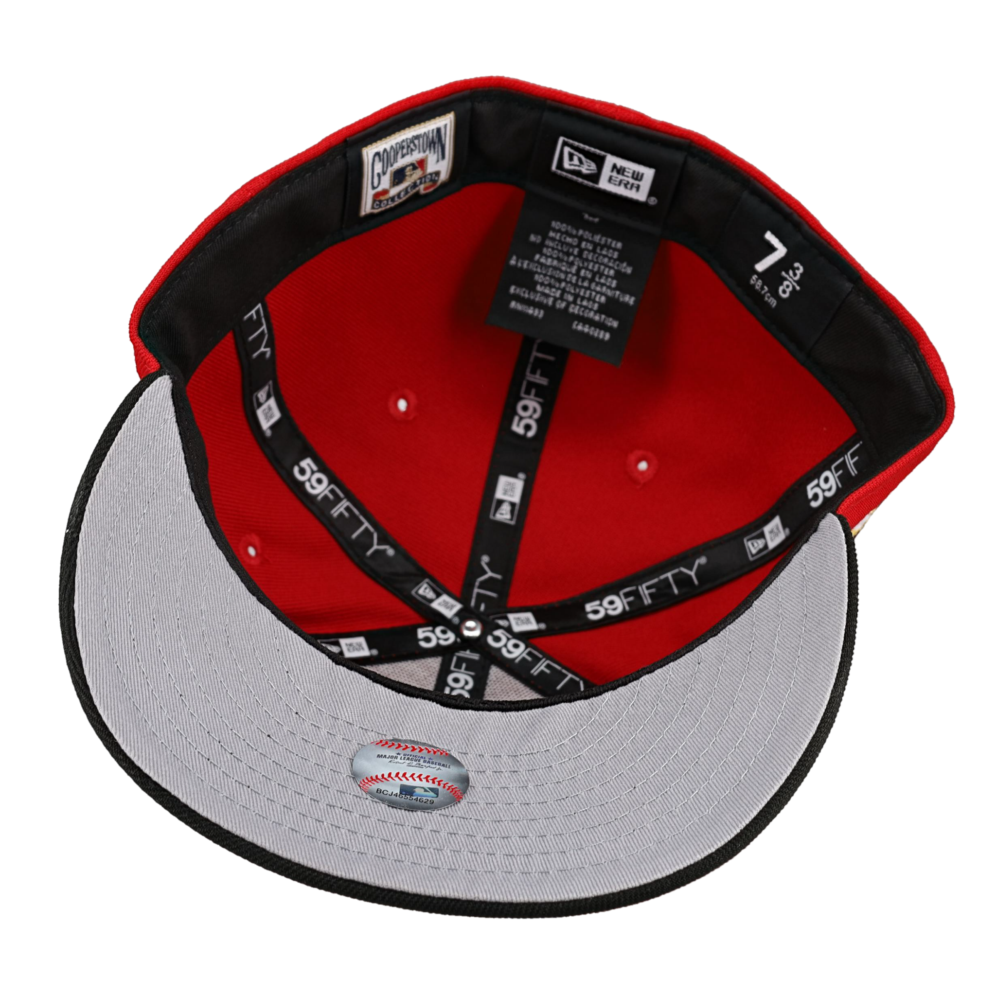 Baltimore Orioles Red 50th Season Patch 59Fifty Fitted Hat
