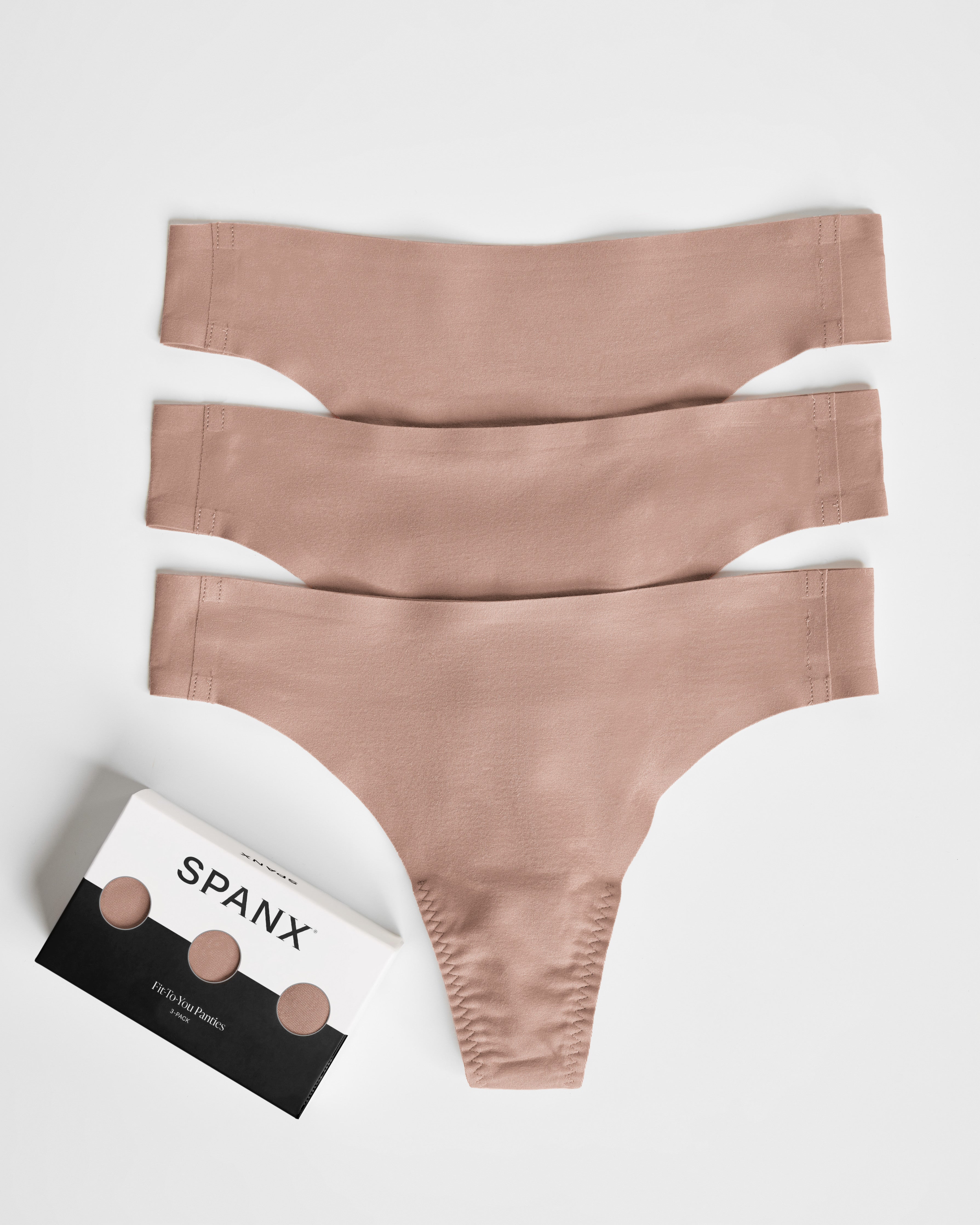 SPANXsmooth™ Fit-To-You Thong 3-Pack Box