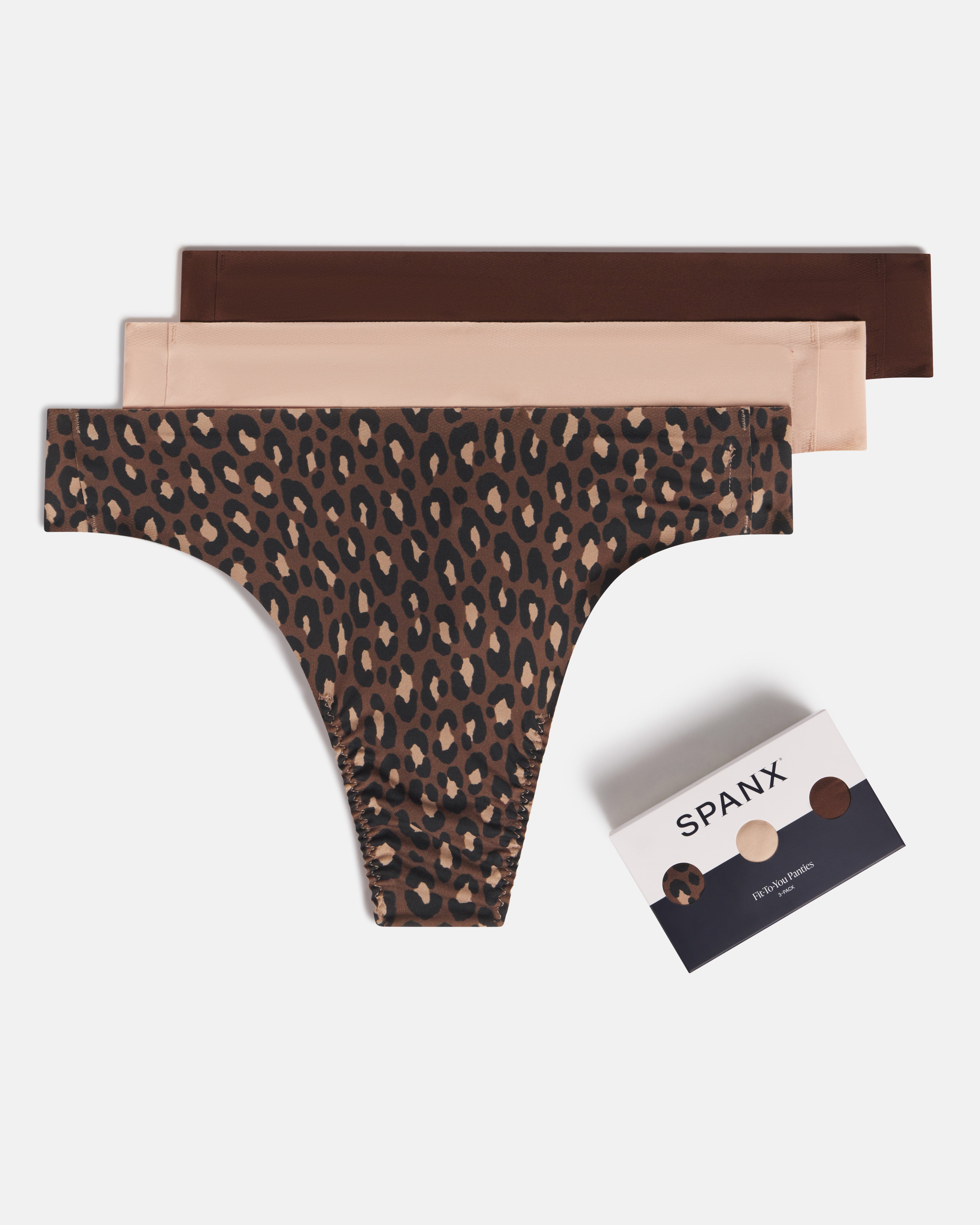 SPANXsmooth™ Fit-To-You Thong 3-Pack Box