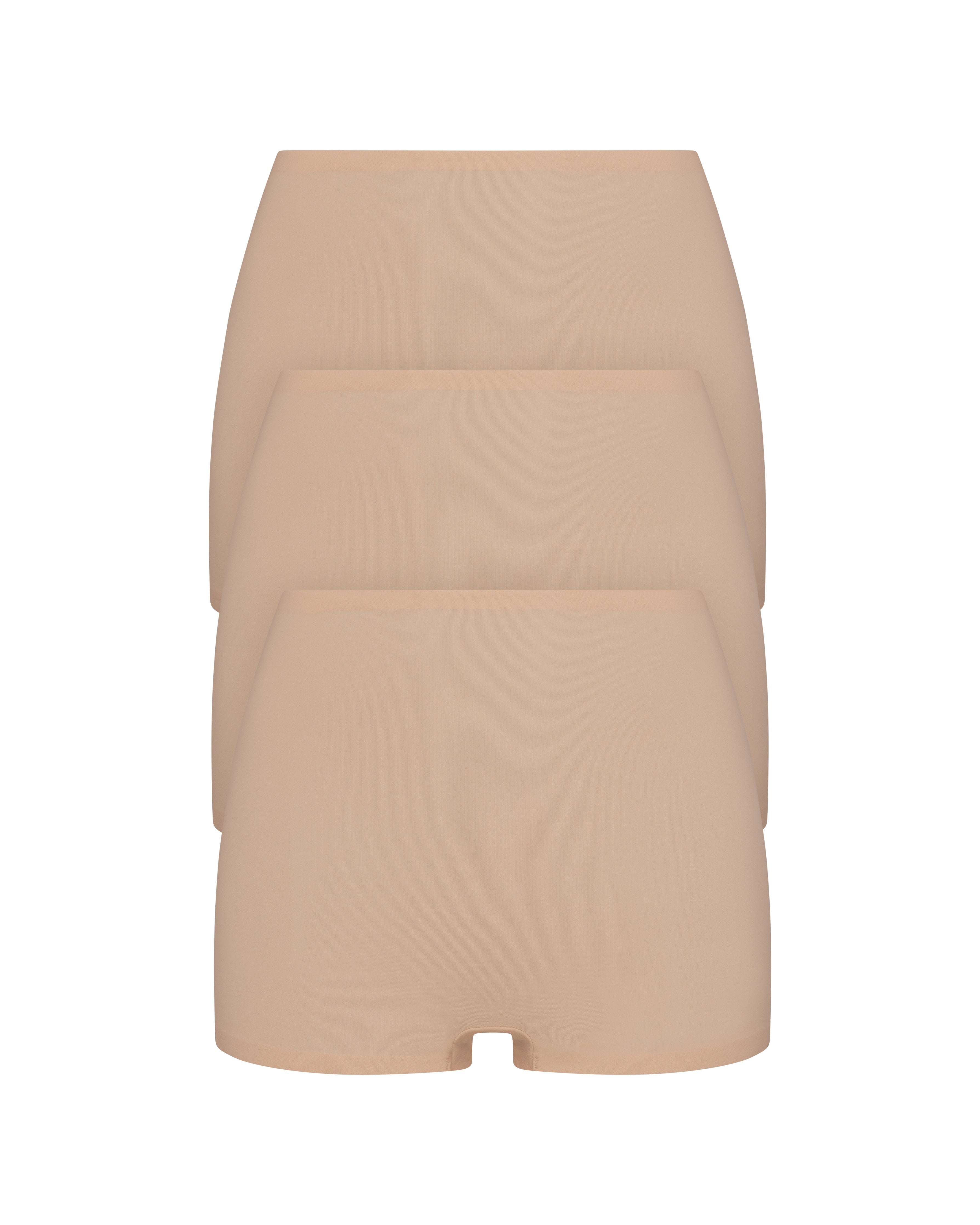 SPANXsmooth™ Fit-To-You Boyshort 3-Pack Box | Toasted Oatmeal