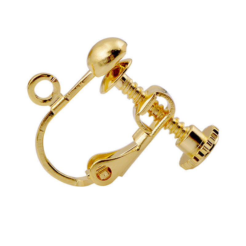 Screw Without Piercing Adjustable Spiral Hair Pin Ear Clip