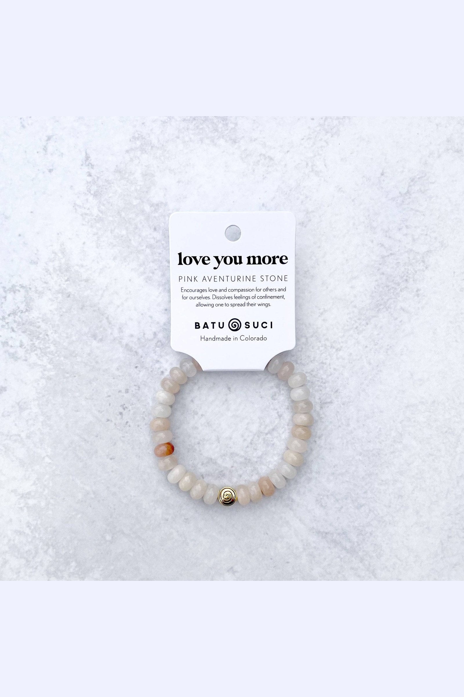 Batu Suci - Love You More Rondelle Bracelet