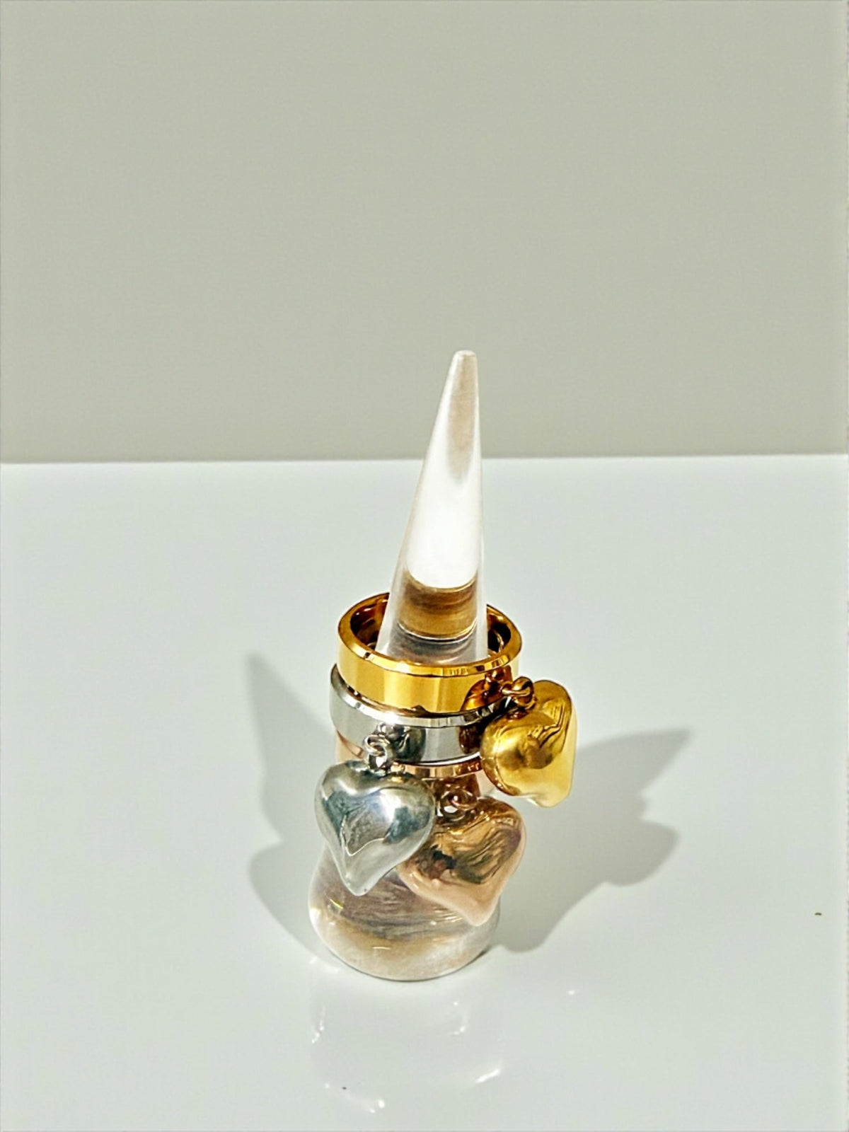 Valentina heart rings set