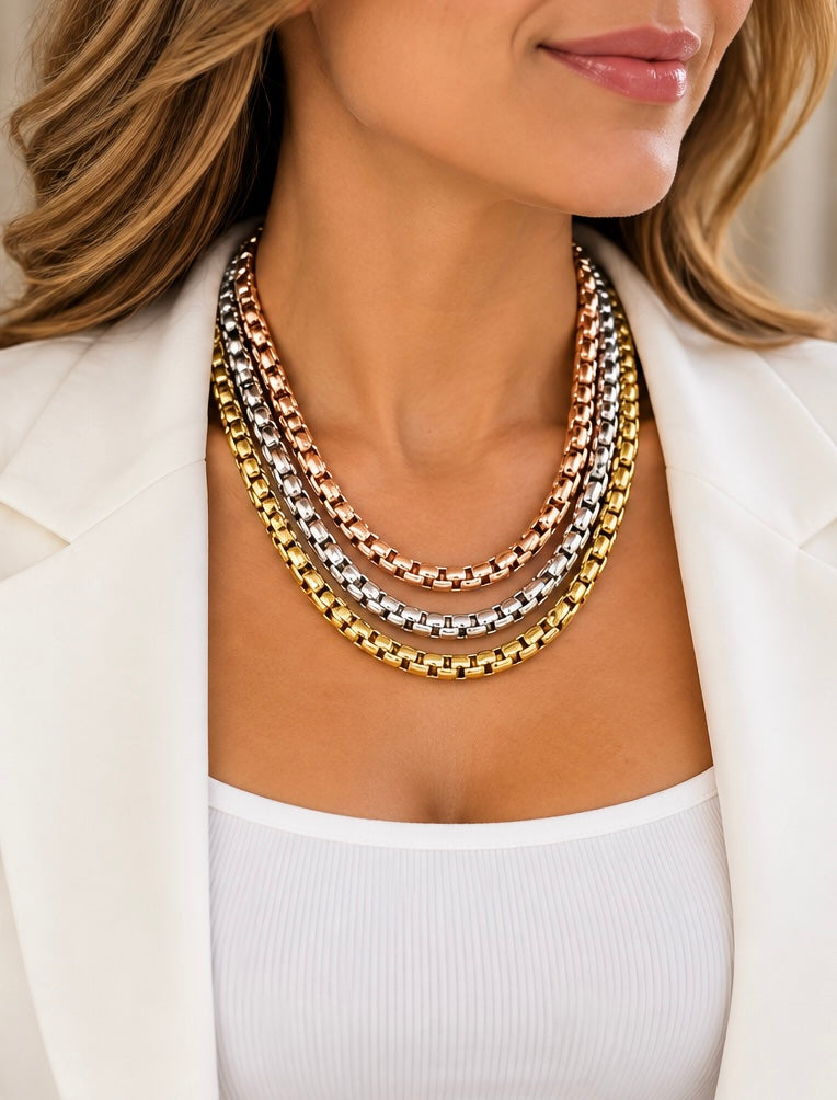 Aliza three colors necklace