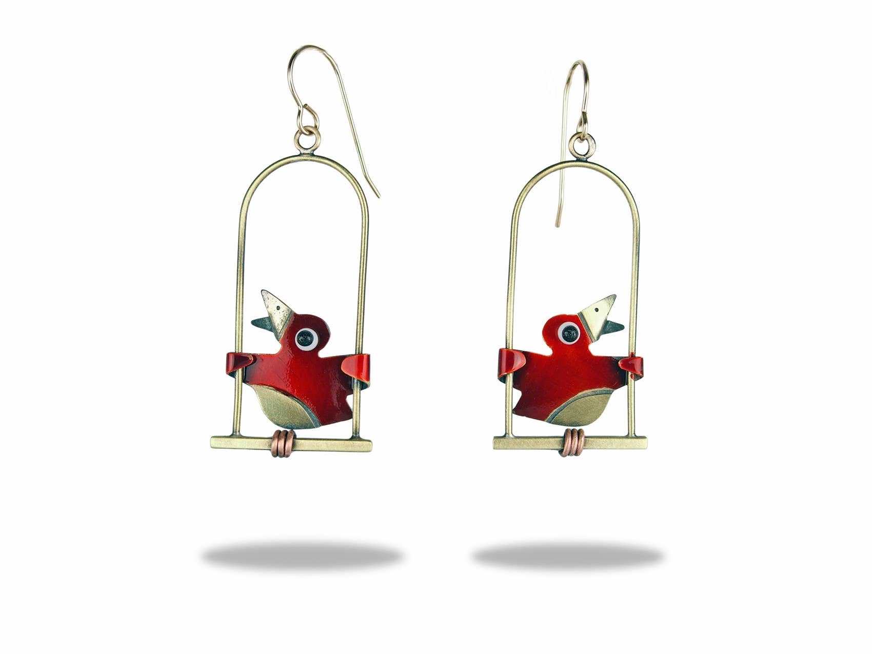 Swing Set Earrings by Chickenscratch