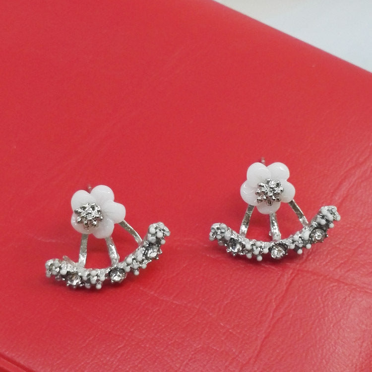 Auricular Needle Korean Style Small Daisy Flower Trendy Rings