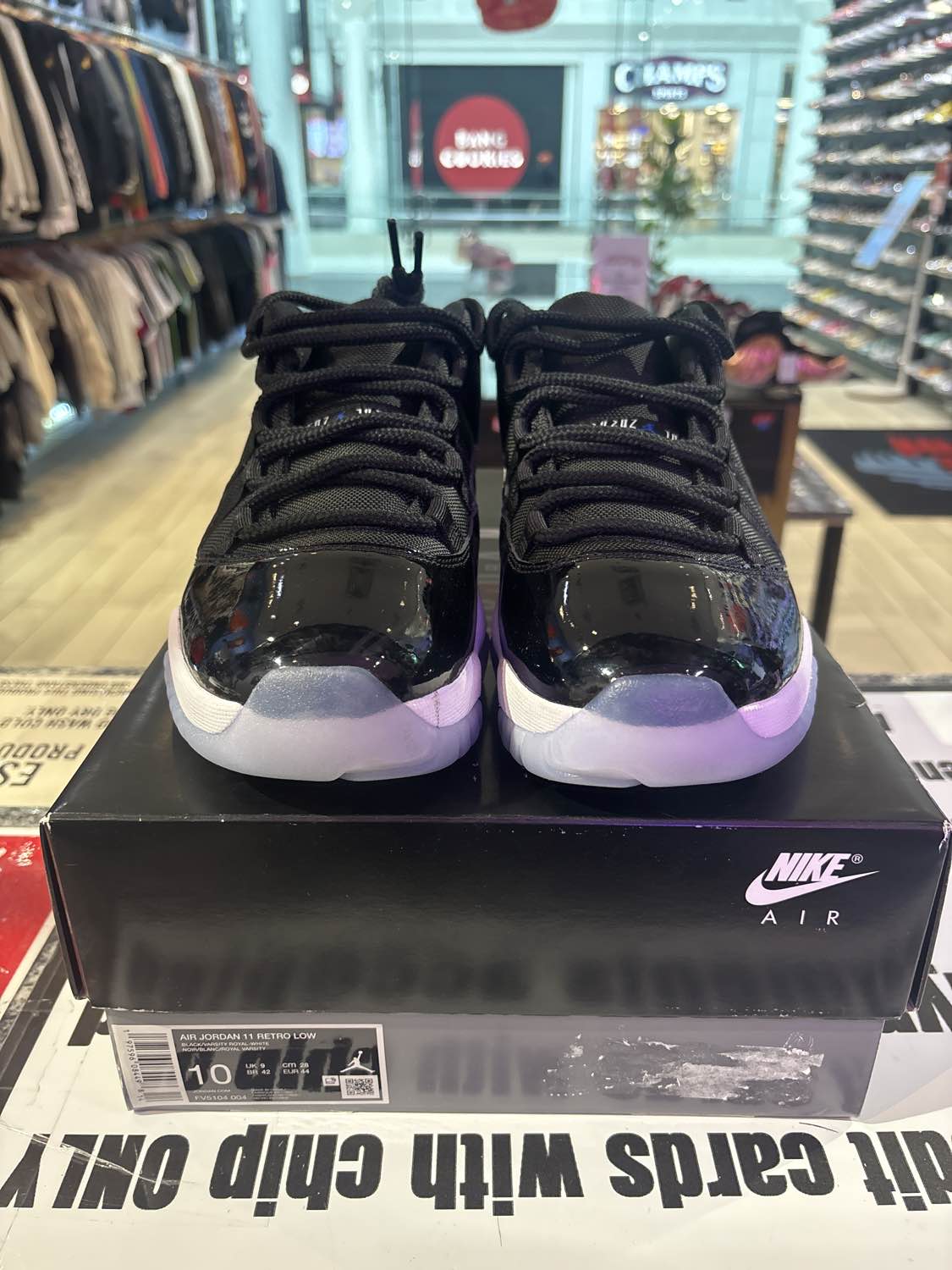 PRE OWNED Jordan 11 Retro Low Space Jam