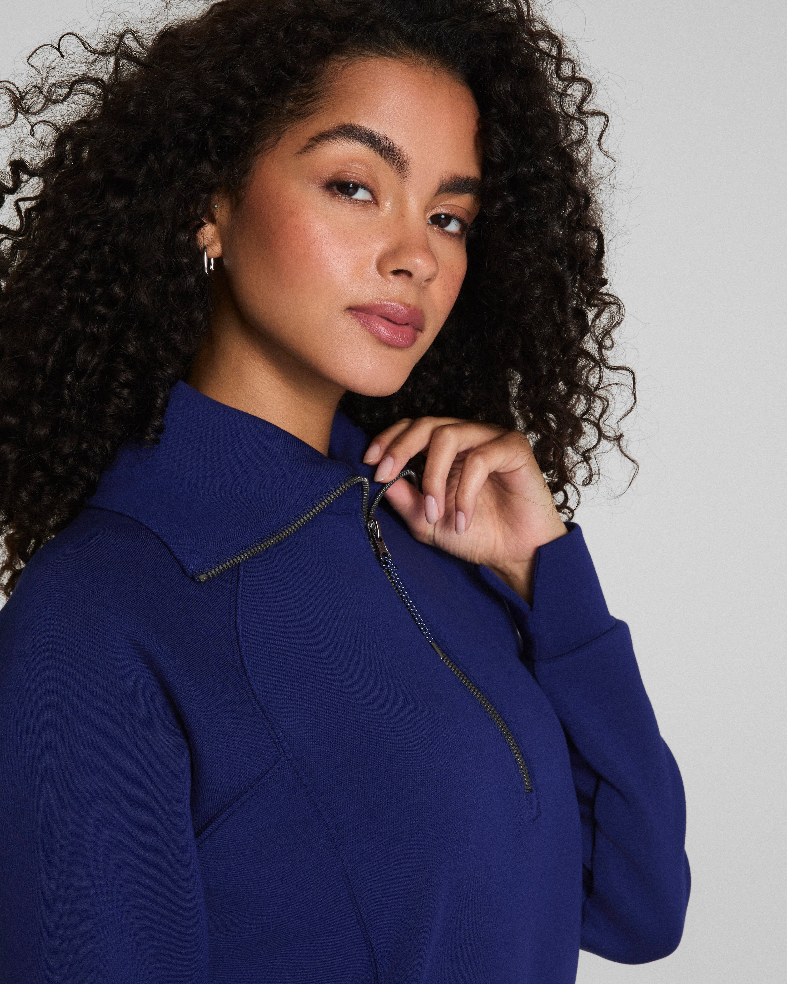 SPANX AirEssentials® Half Zip | Midnight Iris