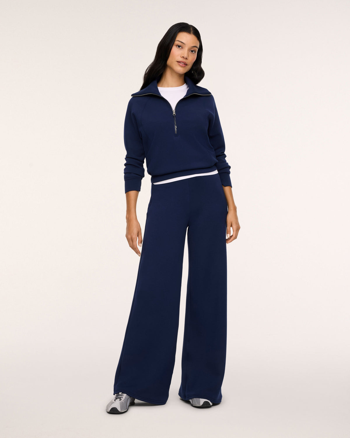 AirEssentials Wide Leg Pant in timeless navy