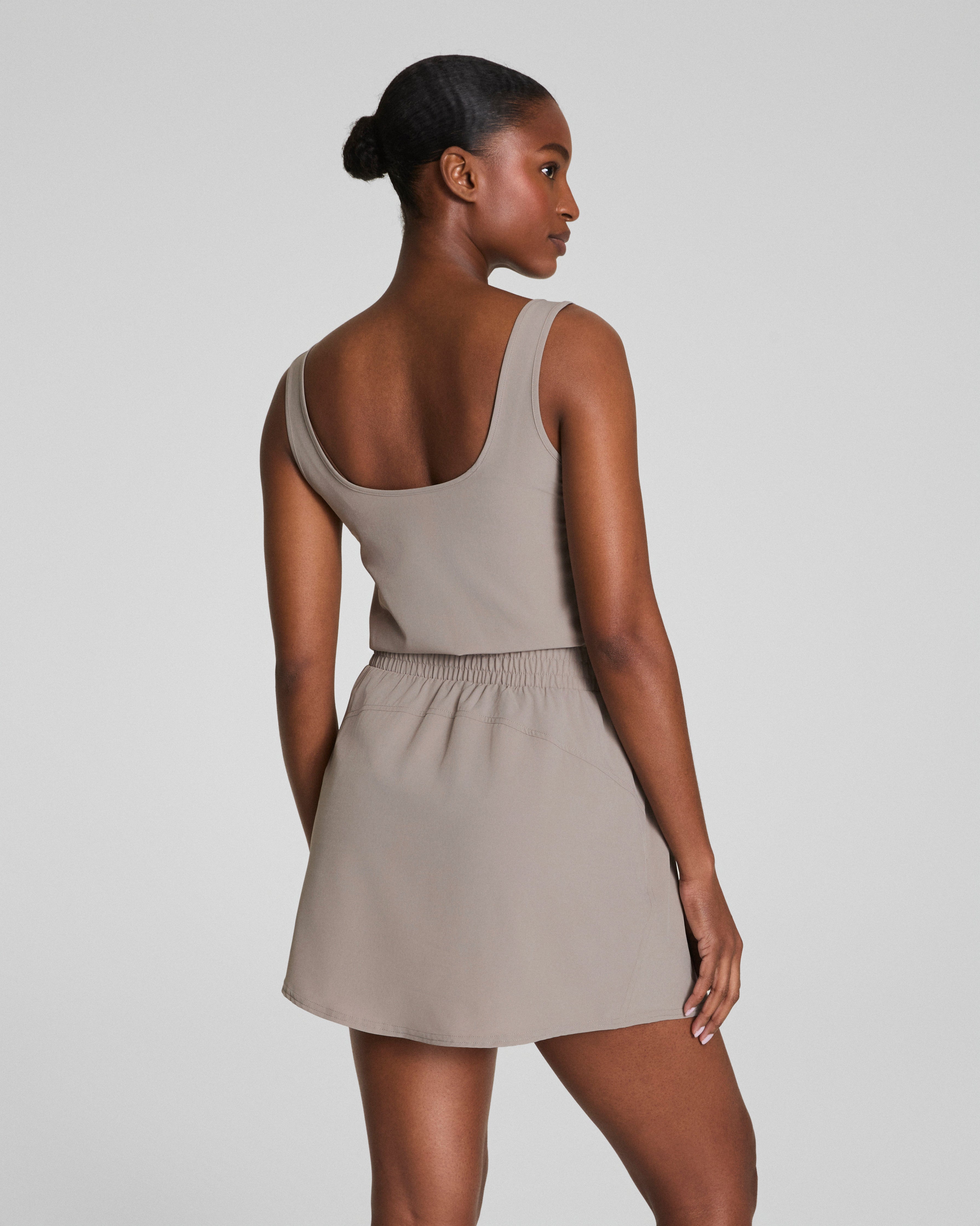 SPANX® On the Move Tank Dress | Stone Grey