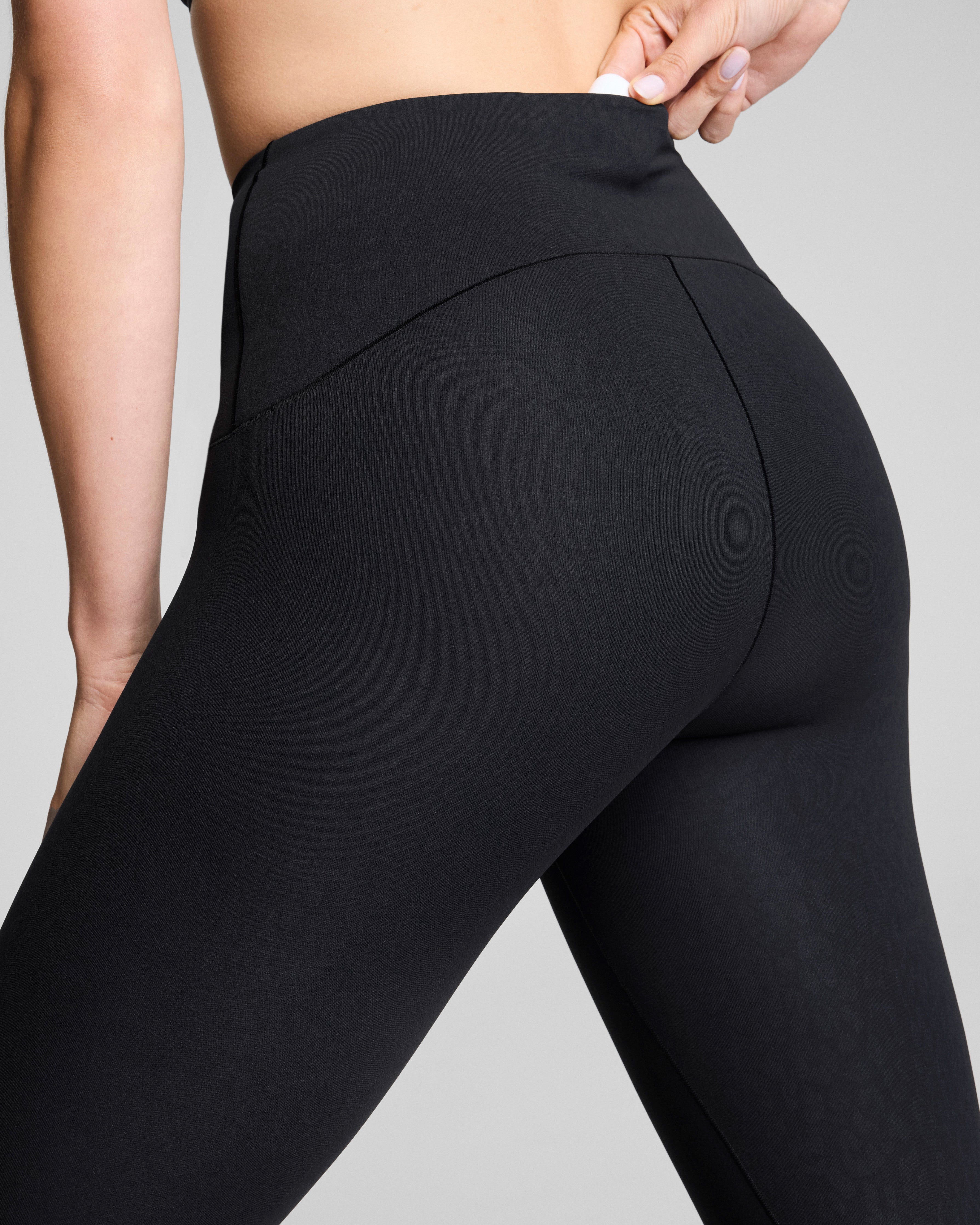 SPANXshape™ Booty Boost® Embossed Leopard Print Full-Length Leggings | Embossed Leopard Print