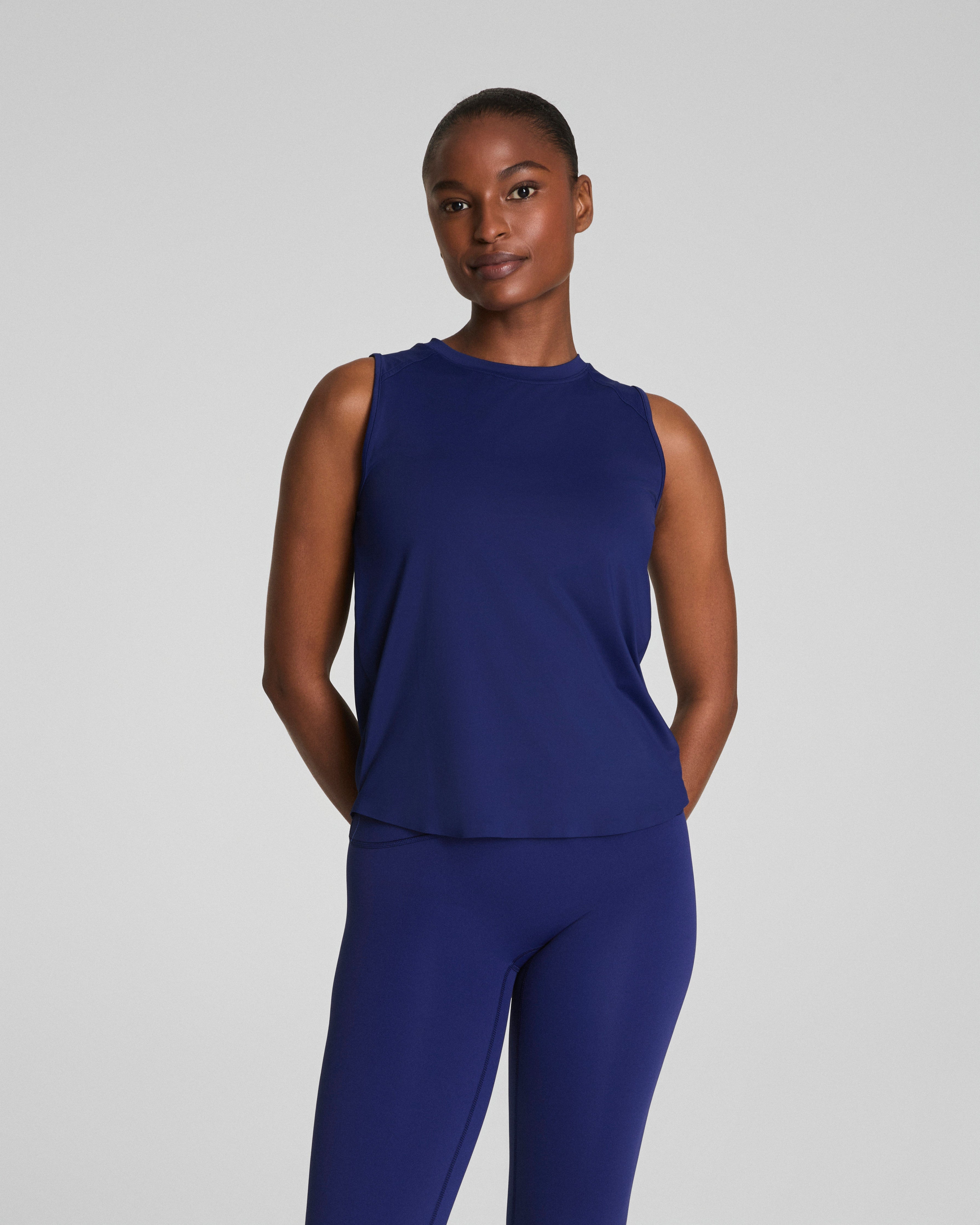 SPANX® Activate High Neck Tank | Midnight Iris