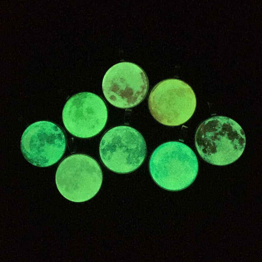 Women's & Men's Luminous Moon Trendy Starry Sky Sweater Pendant