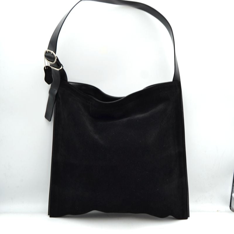 Slouchy Hobo Shoulder Bag with Adjustable Buckle Strap